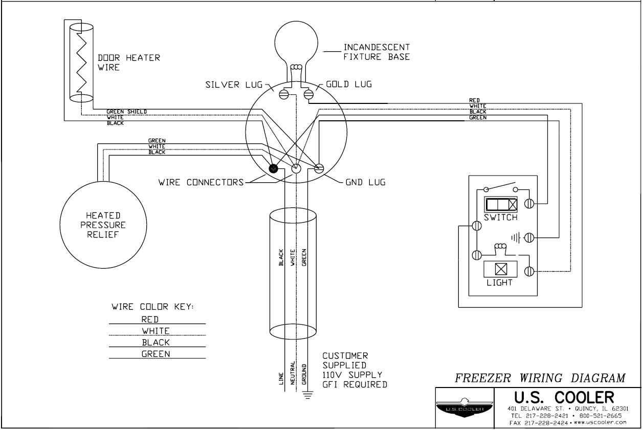 Freezer Wiring Diagram  U2013 U S  Cooler