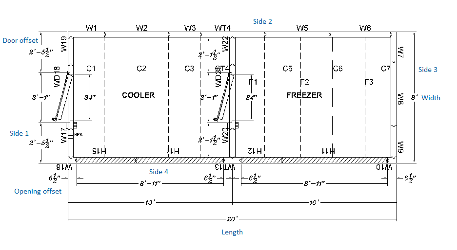 walk-in combo example