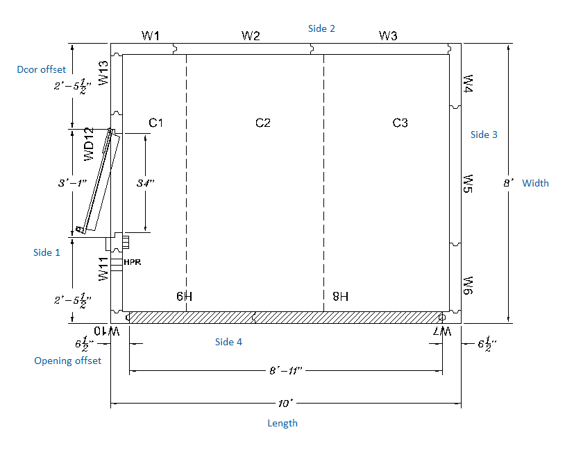 walk-in cooler example