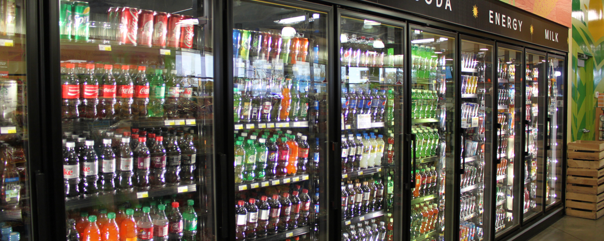 Convenience store display cooler.