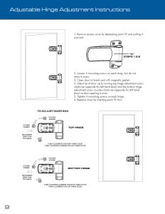 Adjustable Hinge Adjustment Instructions