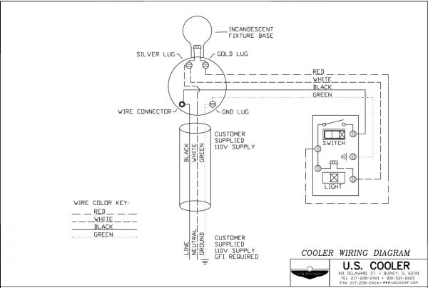 Cooler Wiring Diagram | U.S. Cooler