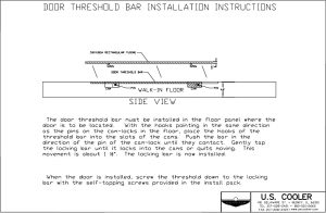 Door Threshold Bar Installation Instructions