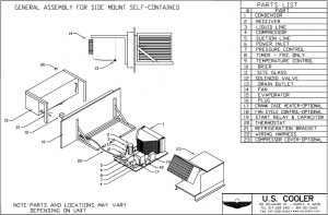 General Assembly For Side Mount Self-Contained