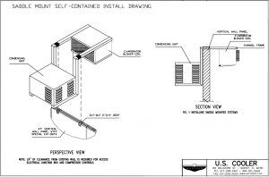 Saddle Mount Self-Contained Install Drawing