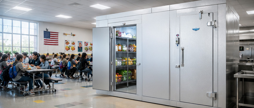 Why Schools Need Smarter Walk-In Cooler & Freezer Solutions