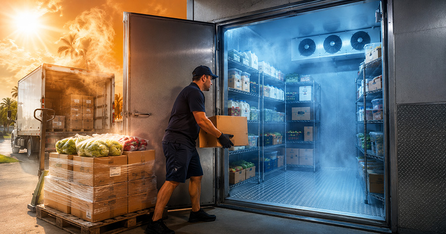 Heat + Deliveries: How to Protect Your Walk-In During Peak Summer Loading